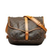 Pre-owned Leather louis-vuitton-bags Louis Vuitton Vintage , Brown , D...