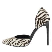 Pre-owned Fabric heels Yves Saint Laurent Vintage , White , Dames