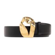 Leren Riem Bottega Veneta , Black , Dames