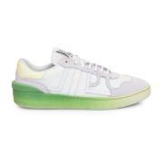 Witte lage top sneakers voor mannen Lanvin , Multicolor , Heren