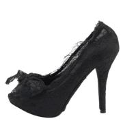 Pre-owned Lace heels Dolce & Gabbana Pre-owned , Black , Dames