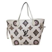 Pre-owned Leather louis-vuitton-bags Louis Vuitton Vintage , White , D...