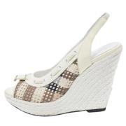 Pre-owned Canvas sandals Burberry Vintage , Multicolor , Dames