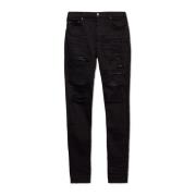 Versleten jeans Amiri , Black , Heren