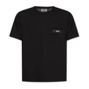 T-shirt met zak Versace Jeans Couture , Black , Heren