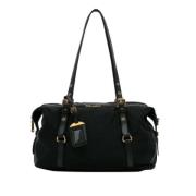 Pre-owned Leather prada-bags Prada Vintage , Black , Dames