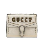 Pre-owned Leather gucci-bags Gucci Vintage , White , Dames