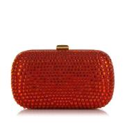 Pre-owned Fabric clutches MCM Pre-owned , Red , Dames