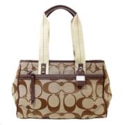 Pre-owned Canvas totes Coach Pre-owned , Brown , Dames