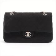 Pre-owned Cotton chanel-bags Chanel Vintage , Black , Dames