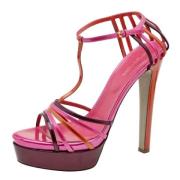 Pre-owned Leather sandals Sergio Rossi Pre-owned , Multicolor , Dames