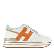 Witte Sneakers met Midi H222 Hogan , Multicolor , Dames