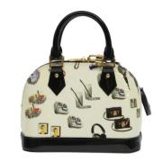 Pre-owned Leather louis-vuitton-bags Louis Vuitton Vintage , White , D...