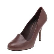 Pre-owned Leather heels Miu Miu Pre-owned , Brown , Dames