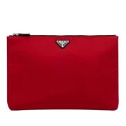 Pre-owned Canvas prada-bags Prada Vintage , Red , Dames