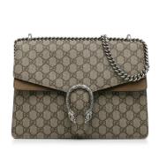 Pre-owned Canvas gucci-bags Gucci Vintage , Brown , Dames