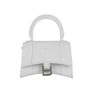 Pre-owned Leather handbags Balenciaga Vintage , White , Dames