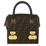 Pre-owned Canvas fendi-bags Fendi Vintage , Brown , Dames