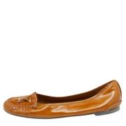 Pre-owned Leather flats Sergio Rossi Pre-owned , Brown , Dames