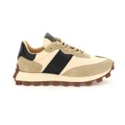 Suede Leren en Nylon Sneakers Tod's , Multicolor , Heren