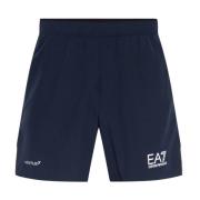 Bedrukte shorts Emporio Armani EA7 , Blue , Heren