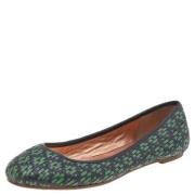 Pre-owned Leather flats Marc Jacobs Pre-owned , Green , Dames