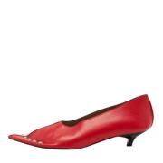 Pre-owned Leather heels Marni Pre-owned , Red , Dames