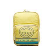 Pre-owned Canvas shoulder-bags Gucci Vintage , Yellow , Dames