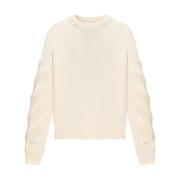 Trui met logo Off White , Beige , Heren