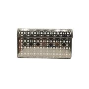 Pre-owned Leather clutches Alaïa Pre-owned , Gray , Dames