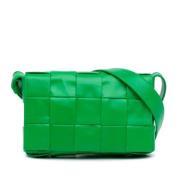 Pre-owned Leather crossbody-bags Bottega Veneta Vintage , Green , Dame...