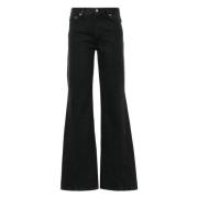 Wijde Pijp Noir Jeans A.p.c. , Black , Dames