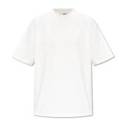 T-shirt met logo-opdruk Balenciaga , White , Dames