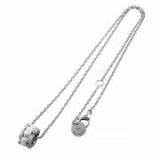 Pre-owned White Gold necklaces Chanel Vintage , Gray , Dames