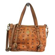 Pre-owned Leather handbags MCM Pre-owned , Brown , Dames