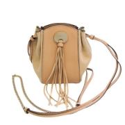 Pre-owned Suede shoulder-bags Chloé Pre-owned , Beige , Dames