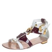 Pre-owned Fabric sandals Giuseppe Zanotti Pre-owned , White , Dames