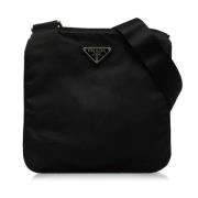 Pre-owned Canvas shoulder-bags Prada Vintage , Black , Dames