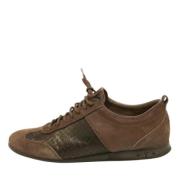 Pre-owned Fabric sneakers Louis Vuitton Vintage , Brown , Dames