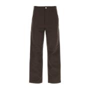 Bruine Katoenen Kniebroek Carhartt Wip , Brown , Heren