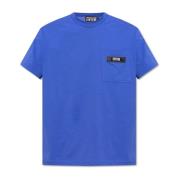 T-shirt met zak Versace Jeans Couture , Blue , Heren