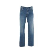 Blauwe Ss24 Heren Jeans Icon Denim , Blue , Heren