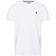Zachte en comfortabele witte Arjun T-shirt met logo U.s. Polo Assn. , ...