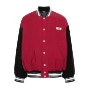 Bordeaux Varsity Bomber Jack Gcds , Red , Heren