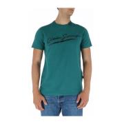 Groene Print T-shirt Plein Sport , Green , Heren