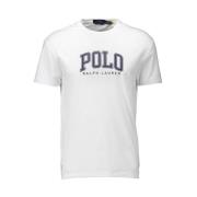 Stijlvol Wit T-Shirt met Logo Ralph Lauren , White , Heren