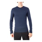 Blauw Langemouw T-Shirt Tommy Hilfiger , Blue , Heren