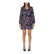 Multicolor V-hals jurk voor vrouwen Only , Multicolor , Dames