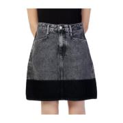 Zwarte rok voor vrouwen Calvin Klein Jeans , Gray , Dames