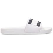 Vlaggenpoolglijbaan - slippers Tommy Jeans , White , Dames